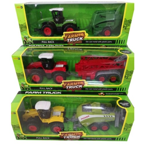 Merx igračka traktor metal plastika ( ms38784 ) Slike