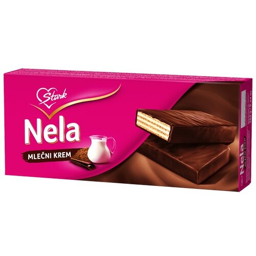 Stark &amp;Scaron;TARK Napolitanka Nela sa mlečnim kremom i kakao prelivom, 264g Slike