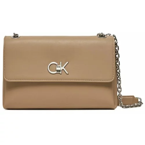Calvin Klein Ročna torba Re-Lock Ew Conv Crossbody K60K611084 Bež