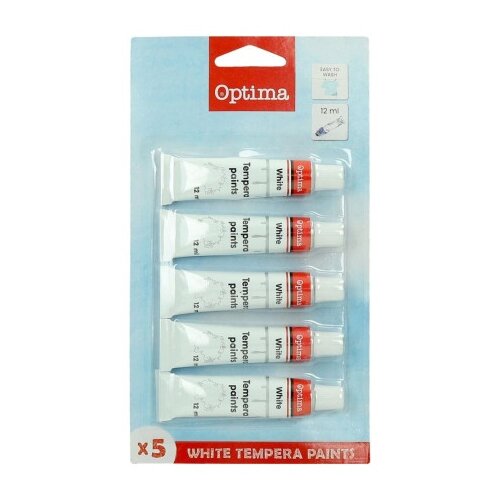 Optima tempere 5 x 12ml bela ( 100005 ) Cene