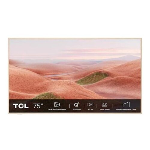 Tcl TV QLED Frame TV 75A300W Google TV, (76053) Slike