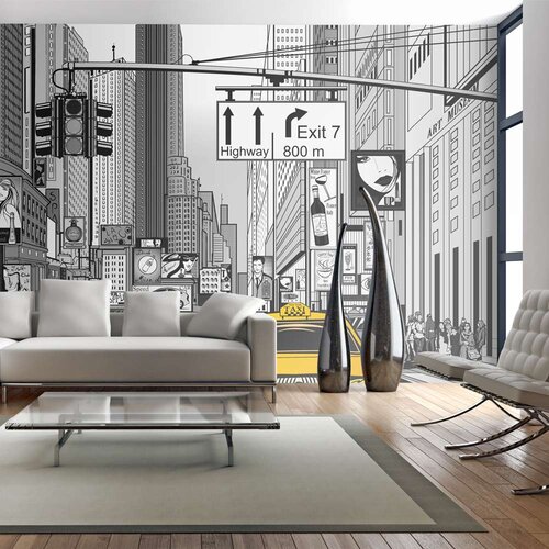  Tapeta XXL - Yellow cabs in NYC 550x270 Slike
