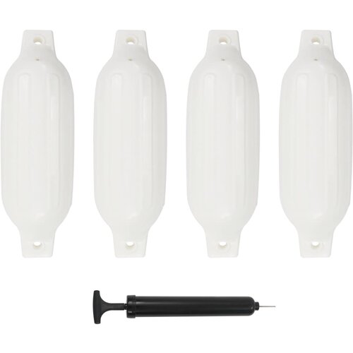 vidaXL Odbojniki za čoln 4 kosi beli 41x11,5 cm PVC Cene