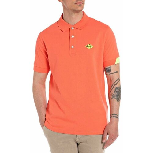 Replay narandžasta muška polo majica RM3540A {20623}051 Slike