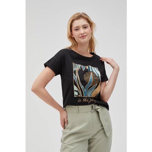 Marisse Women's T-Shirt L-Ts-4633 Black Cene