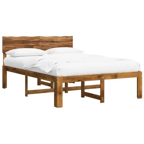  Krevetni okvir s uzglavljem ROSTOCK Prirodna 150 x 200 cm - Prirodna 150 x 200 cm Cijene