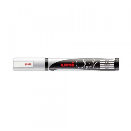 UNI-BALL Marker Chalk tečna kreda UNI PWE-5M Bela Cene