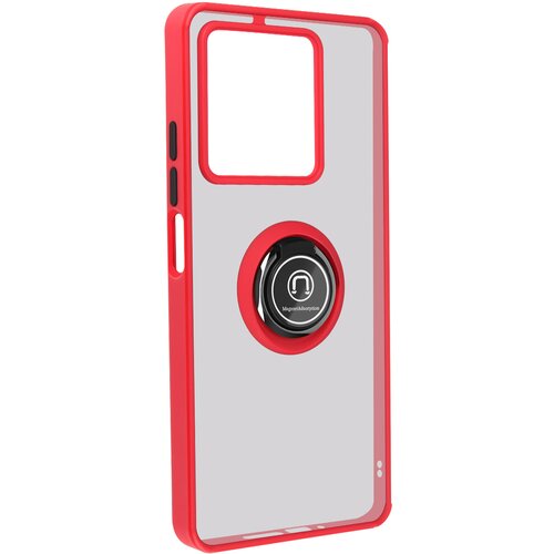 AVIZAR Ohi&scaron;je s prstanom za Xiaomi Redmi Note 13 5G Za&scaron;čita pred udarci Magnetna združljiva podporna funkcija, Rdeča, (5000015113) Cene