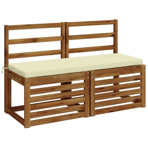  Jastučići za klupe - 2 dijela SOEST 100% poliester Krem - Krem 120 x 40 x 5 cm Poliester Cijene