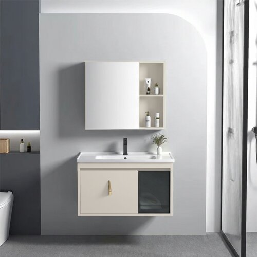 Rea Komplet kopalni&scaron;kega pohi&scaron;tva z umivalnikom Paris 60cm Beige Cene