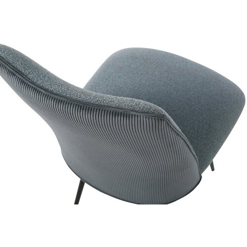 CARRYHOME stol, kovina, tekstil modra Slike