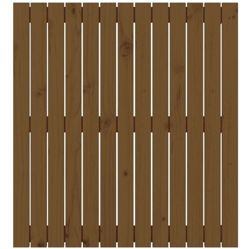  Uzglavlje za krevet boja meda 82 5 x 3 x 90 cm masivna borovina Slike