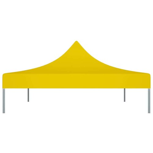 VidaXL Krov za &amp;scaron;ator za zabave 4 x 3 m žuti 270 g/m&amp;sup2; Slike