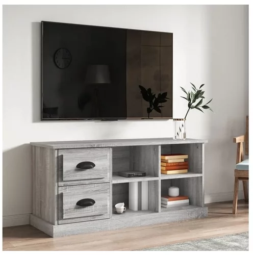  TV omarica siva sonoma 102x35,5x47,5 cm inženirski les