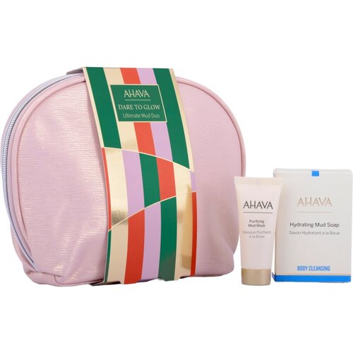 Ahava Dare to Glow Ultimate Mud Duo poklon set za tijelo i lice Slike