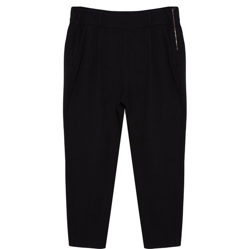 Trendyol Curve Black High Waist Straigt Fit Plus Size Jeans Cene