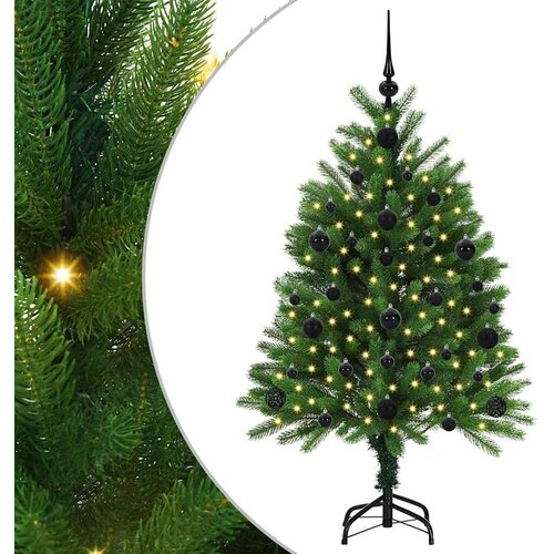  Umjetno božićno drvce s stalakom Zelena 120 cm PE i PVC Slike