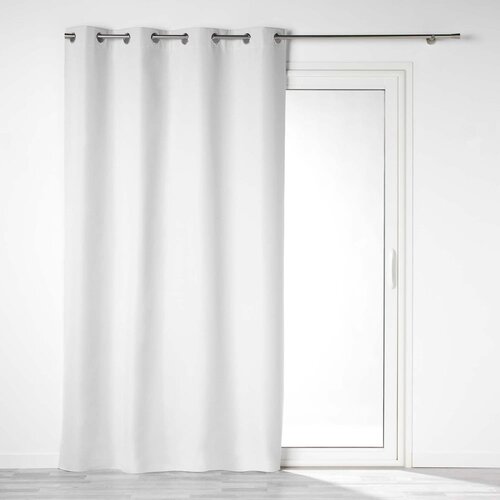 Douceur d intérieur Bijela zatamnjujuća zavjesa od mikrovlakana 140x260 cm Obscure – Cijene