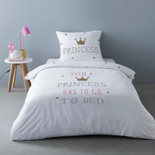 Mylittleplace Kompleti posteljnine SLEEPY PRINCESS Bela