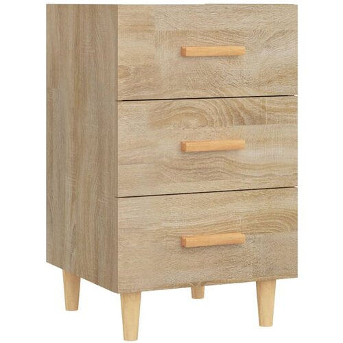 Maison Chic Nočna omarica - Nočna miza sonoma hrast 40x40x66 cm inženirski les, (21690003) Slike