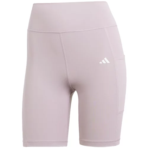 Adidas Športne hlače 'Optime' lila / svetlo lila / bela