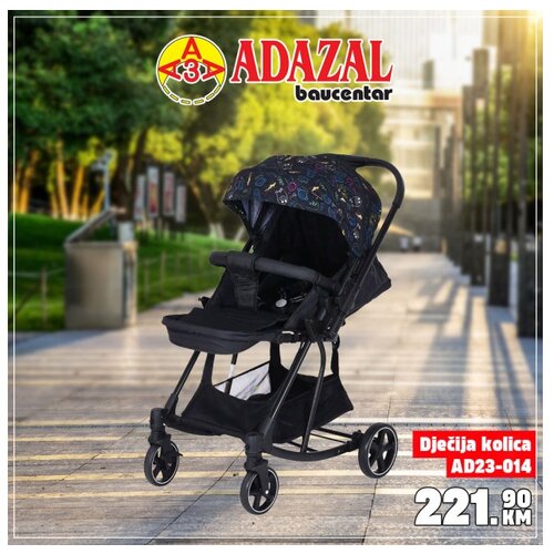  Dječija kolica CRNA AD23-014 Cijene