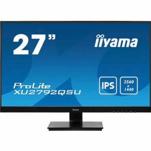 Iiyama Monitor 68,6 cm (27,0") XU2792QSU-B1 2560x1440 70Hz IPS 5ms DVI HDMI DisplayPort 2xUSB3.0 sRGB100% FreeSync ProLite, (20305991)