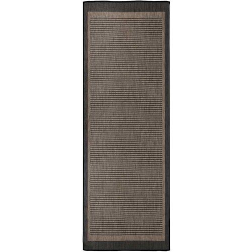 Vanjski tepih ravnog tkanja 80 x 250 cm tamnosmeđi Cijene