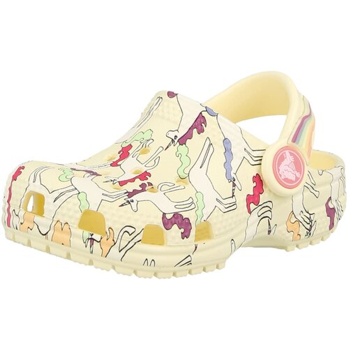 Crocs Odprti čevlji rumena / pastelno zelena / rdeča / bela Cene