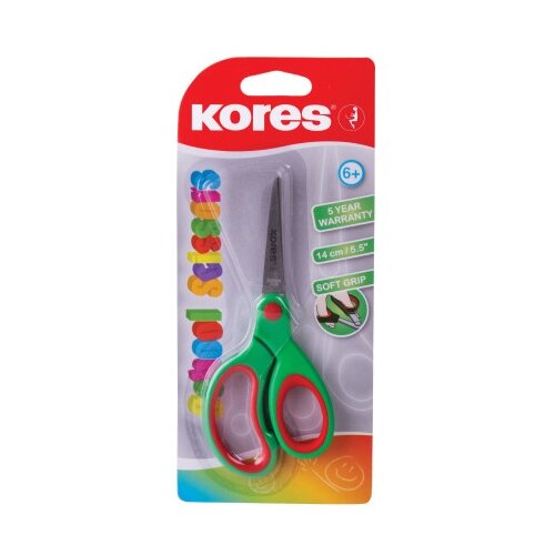  Kores skolske softgrip makaze 140mm 5,5 na blisteru 7-k35140 ( 38524 ) Cene