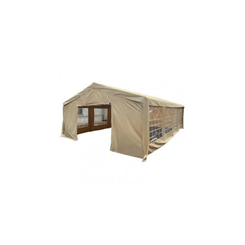  Paviljon bež sa stranicama 5x8x2.6m Slike