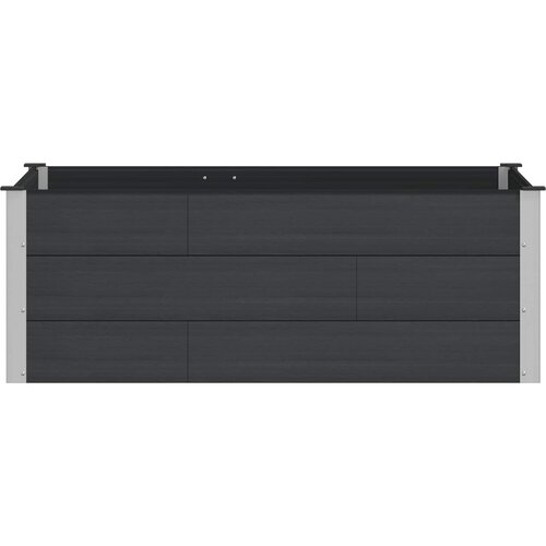  Povi&amp;scaron;ena vrtna gredica Crna 150 x 100 x 54 cm Slike