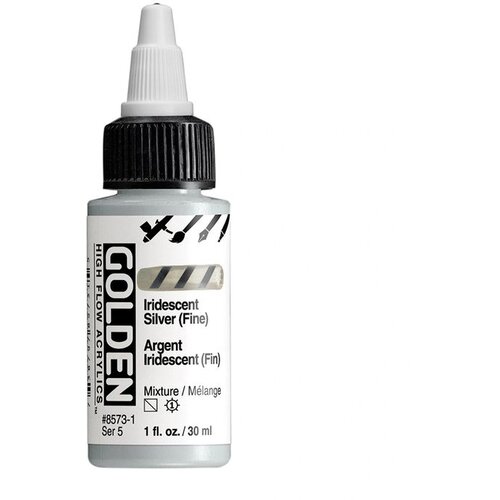 GOLDEN High Flov iridescentna akrilna boja 30 ml | 8573 Silver Fine Slike