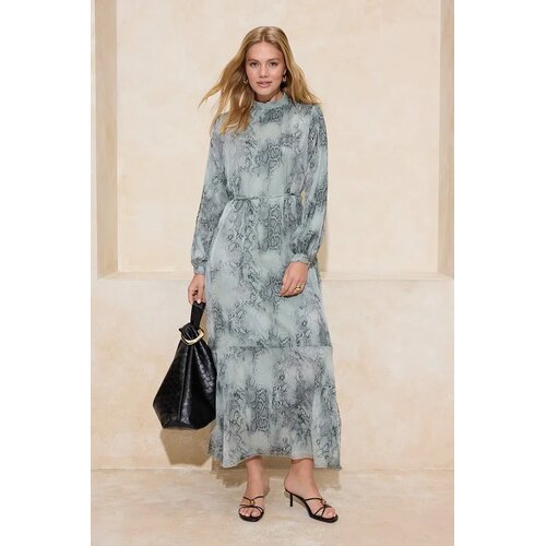 Trendyol Modest Ženska haljina Tctss26Eb00049, Zelena Cene