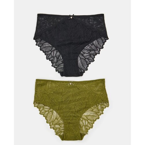 Sinsay Čipkaste gaćice visokog struka 2 komada Slike