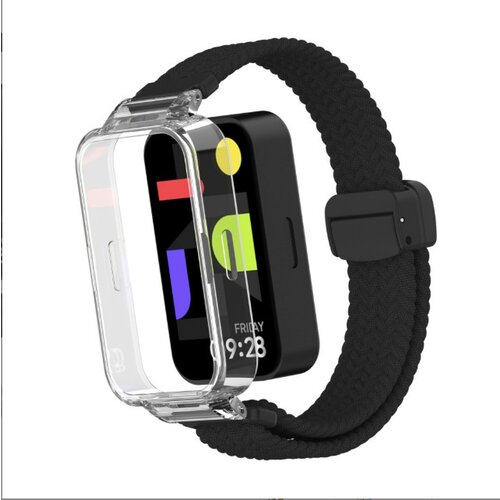INF Najlonski pa&scaron;ček za uro Redmi Band 3/9 Active z magnetno zaponko Black, (21757191) Cene
