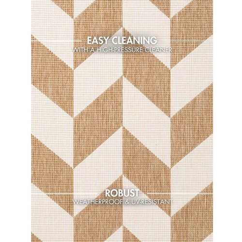 Ted Baker Kremno bela/v naravni barvi notranja in zunanja preproga 160x230 cm Haringey Terrick &amp;ndash; Slike