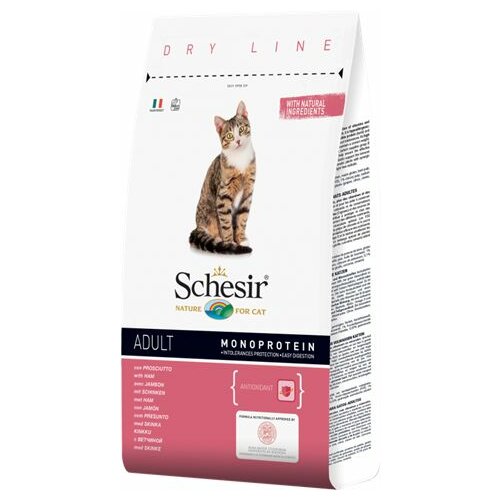 Schesir dry hrana za mačke cat šunka 1.5kg Cene