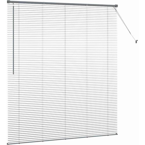  Venecijanski zastore Tamno siva 175 x 155 cm Aluminij Slike