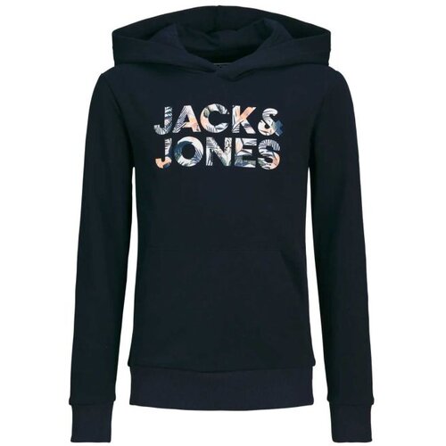 Jack & Jones junior duks za decake sa kapuljacom jjebryan/ crni Cene