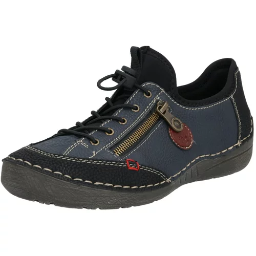 Rieker Sportske cipele na vezanje noćno plava / crna