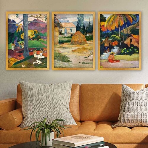 Wallity Set uramljenih slika 3AC_UN3897173, 3 Dela Cene