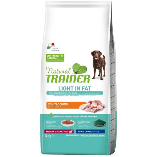Trainer specialty nutrition light in fat medium & maxi adult with turkey - hrana za odrasle pse srednjih i velikih rasa - sa ćuretinom (3kg i 12kg Cene