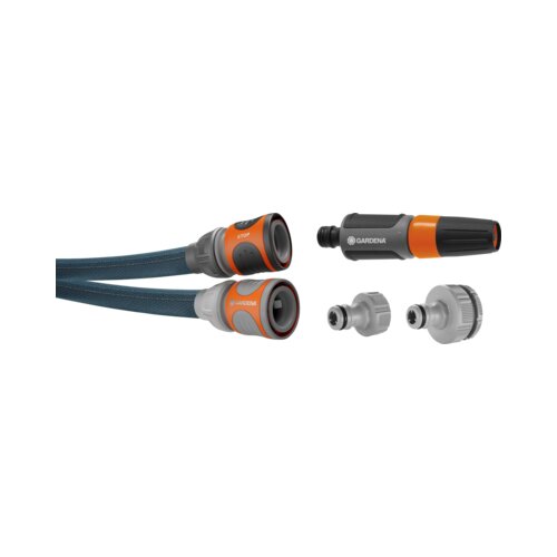 Gardena Vrtno crijevo Liano&amp;trade; Xtreme (Crijevo, zatvarač za vodu, priključak za crijevo, 2x priključak za slavinu, &amp;scaron;prica za či&amp;scaron;ćenje, 20 m, Promjer crijeva: 13 mm (&amp;frac12;&amp;Prime;)) Slike