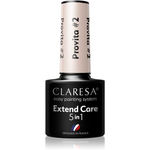 Claresa Extend Care 5 in 1 Provita podlak za gel nohte z regeneracijskim učinkom odtenek #2 5 g Cene
