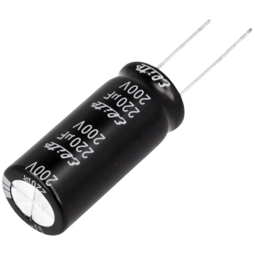 Elite Kondenzator 220uF 200VDC Slike