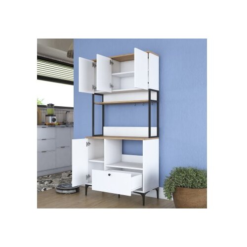 Hanah home Vi&amp;scaron;enamjenska komoda JE159-3253, 90 x38 x184,2 cm, Bijela Slike