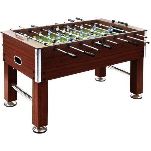  Miza za namizni nogomet iz jekla 60 kg 140x74,5x87,5 cm rjava Slike