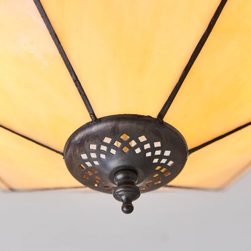 Endon 64284 - Plafonska svetiljka Tiffany NEVADA 2xE27/60W/230V prečnik 40 cm Slike
