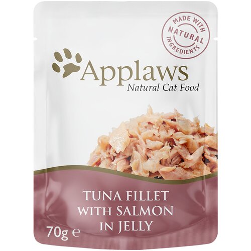 Applaws Ekonomično pakiranje: Pouch in Jelly 32 x 70 g - Tuna s lososom Cijene